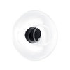 Eva Solo - Eva Solo Small Window Bird Feeder - transparent/black/H 5.3cm/Ø 14.3cm