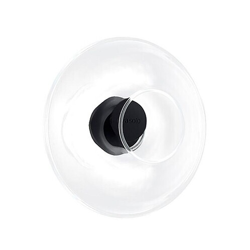 Eva Solo - Eva Solo Small - Mangeoire ronde pour fenêtre - transparent/noir/H 5.3cm/Ø 14.3cm