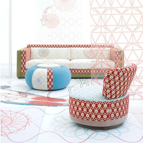 Moroso - Karmakoma - Canapé  3 places