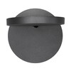 Artemide - Demetra Faretto LED - Applique murale - gris/Ø13cm/lumière de couleur blanc chaud 3000 k/sans interrupteur on/off