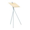ClassiCon - Notos High Desk - maple/frame white aluminium/H 140cm