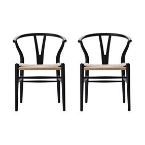 Carl Hansen - CH24 Soft Wishbone Chair Gestell Buche 2er Set
