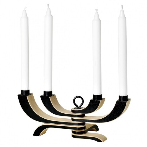 DesignHouseStockholm - Nordic Light Candelabra 4-arms - black