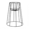 OK Design - Cibele - Bloempot M - zwart/gepoedercoat/h 45cm/Ø 22cm/onderaan Ø 35cm