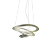 Artemide - Pirce Micro LED - Suspension - or/mat/dimmable Push/3000K/2753lm/CRI=90/LxPxH 48x46.5x200cm