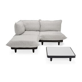 Fatboy - Ensemble de canapé lounge d'extérieur moyen gauche avec table Paletti