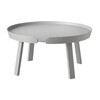 Muuto - Around Beistelltisch groß - grau/Ø 72cm