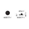 Vitra - O-Tidy Container with tray - line drawing