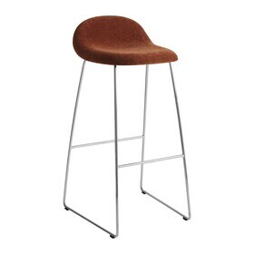 Gubi - 3D barstoel gestoffeerd