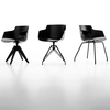 MDF Italia - Flow Slim Armlehnstuhl New Edition Stahl