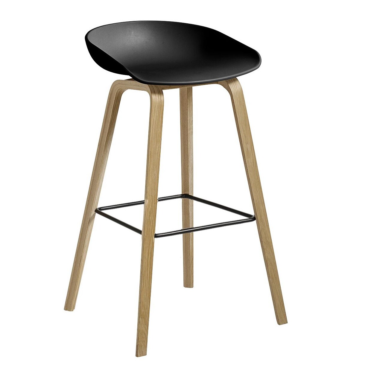 kom tot rust grafisch Schuur HAY About a Stool AAS 32 Bar Stool High Soaped Oak Base | AmbienteDirect