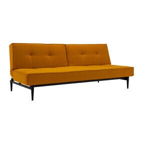 Innovation Living - Splitback Styletto Schlafsofa Holz schwarz 210x91cm