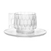 Kartell - Jellies Family Tasse mit Untertasse Set