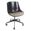 Hey-Sign - Hey-Sign Seat Mat Flow Chair anti-slip  - brown mottled/felt/43.7 x 36 cm
