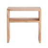 Jan Kurtz - Cubus Bedside Table - oak massive/oiled/with one shelf