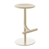 Magis - Tibu Barhocker gepolstert 60-70cm - beige hellgrau/Stoff Steelcut 2 240/pneumatisch höhenverstellbar von 60-77cm/drehbar