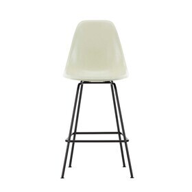 Vitra - Chaise de bar medium Eames Fiberglass basic dark