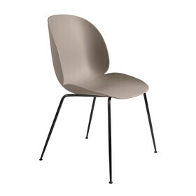 Gubi - Chaise à mange structure noire Beetle