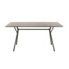 Fast - Radice Quadra Outdoor Tisch - taupe/Größe 1/150x90cm