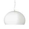 Kartell - FL/Y Suspension Lamp - white/glossy/Ø52cm/untransparent