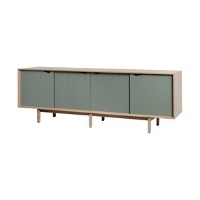 Andersen Furniture - Armoire basse S1 avec portes colorées