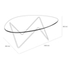 Gubi - Pedrera Table - line drawing