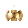Gubi - Multi-Lite Suspension Lamp Brass - brass/Ø 36cm/cable gold