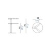 la palma - Yo Side Table - line drawing