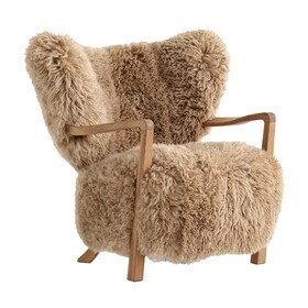 &Tradition - Wulff ATD2 lounge fauteuil onderstel eiken