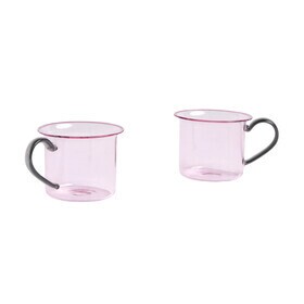 HAY - Set de 2 coupes Borosilicate 200ml
