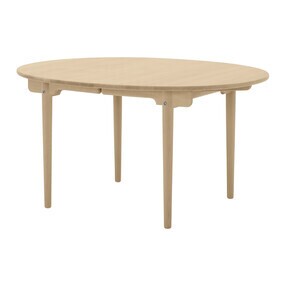 Carl Hansen - CH337 eettafel ovaal 140x115x72 cm uitschuifbaar