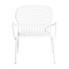 Petite Friture - Week-End - Fauteuil - noir RAL 9005/peinture époxy grainée/PxHxP 66x77x62cm/pour usages indoor & outdoor