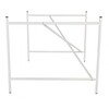 Richard Lampert - Eiermann 1 Table Frame eccentric - wit/incl. hoogteverstelling 3,5cm/excentrisch/110 x 66 x 78cm