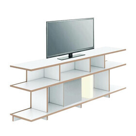 Tojo - Stell TV Lowboard with LED Lamp 198x37.5x68cm