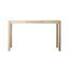 Jan Kurtz - Haya Esstisch mit Schublade  - natur/gewachst/Tischplatte 2cm/Tischbein 5x5cm/1 Schublade/130x75x75cm