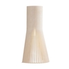 Secto Design - Secto 4231 - Applique Murale - bouleau naturel/bois de bouleau/incl. ampoule LED 2800K/470lm/câble blanc