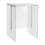 Kartell - Laufen Max-Beam Hocker/Beistelltisch - transparent