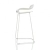 Kristalia - BCN Hocker - weiß/Stahl weiß lackiert/Sitzhöhe: 76cm