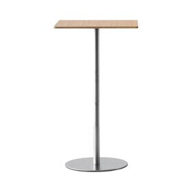 Lapalma - Brio bistrotafel onderstel mat chroom 72-102cm