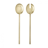 ferm LIVING - Fein Salatbesteck 2er-Set - messing/mit PVD-Beschichtung/LxB 30x6cm