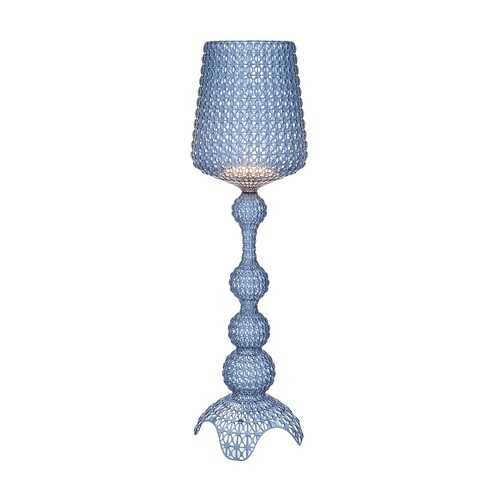 Kartell - Kabuki LED Floor Lamp H:165cm - ice blue/transparent/with dimmer