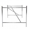 Richard Lampert - Eiermann 1 tafelonderstel midden - chroom/incl. hoogteverstelling 3,5cm/in het midden/110 x 66 x 78cm
