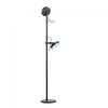 Belux - U-Turn Floor Light/Reading Light - black/2700 K warm white/black/with Touch dimmer/H: 133cm
