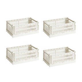HAY - Colour Crate Korb recycelt S 4er Set