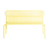 Petite Friture - Week-End Bank - gelb RAL 1016/gekörnte Epoxidfarbe/BxHxT 121x77x49cm/für Innen- und Außenbereich geeignet