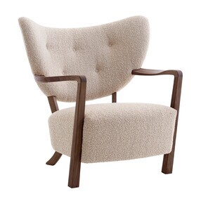 &Tradition - Chaise lounge Wulff ATD2 structure noyer