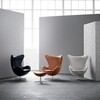 Fritz Hansen - Egg Chair/Het Ei - Loungestoel leder