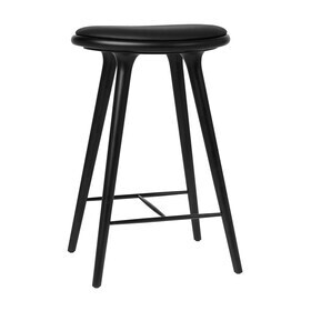 Mater - Tabouret de bar structure hêtre H 69cm