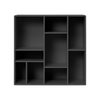 Montana - Compile Wandregal 69,6x69,6x30cm - anthrazit 04/lackiert