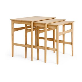 Carl Hansen - Set de 3 tables d'appoint Nesting Tables CH004